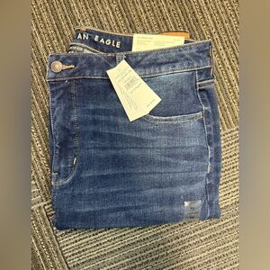 American Eagle Outfitters Blue Ankle & Cropped Jeans